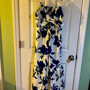 Twist front maxi dress